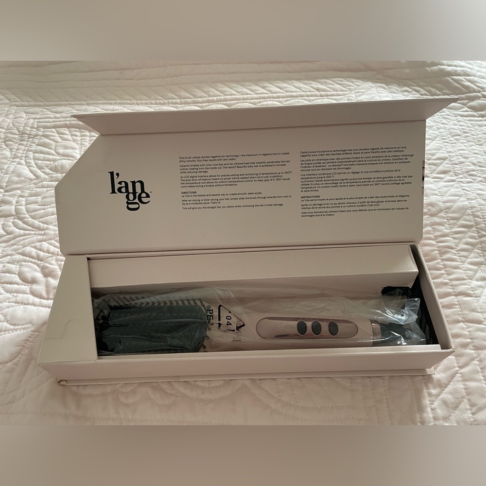 L’ange Le Vite Hairbrush Straightener
